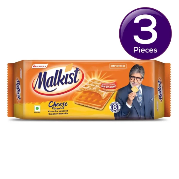 Malkist Cheese Crunchy Layered Crackers 144 g Combo