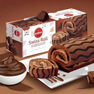 Winkies Swiss Roll Chocolate